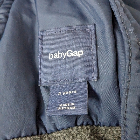 Gap Navy Fleece Lined Snowsuit 4 - Picture 4 of 6